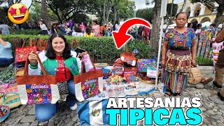 COMPRANDO ARTESANIA EN EL CENTRO DE ANTIGUA GUATEMALA 🇬🇹 MIRA TODO LO QUE COMPRAMOS 😱 [upl. by Mulry]