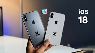 Update iPhone X on iOS 18  How to update iPhone X on New update iOS 18 [upl. by Yelrahs483]