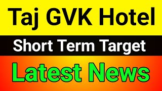 Taj GVK Hotel share news  taj gvk hotels share latest news  taj gvk hotels share price [upl. by Krucik]