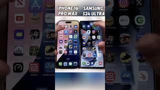 iPhone 16 Pro Max vs S24 Ultra⚡Ultimate Speed Test Which Flagship Will Reign Supreme🚀ShortsViral [upl. by Anayit]