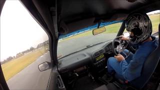 FWD Oversteer  SR20VE Pulsar in the Wet [upl. by Ifok]