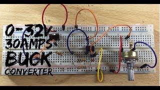 DIY PWM dimmerbuck converter 032v 30amps pwm [upl. by Devlen]