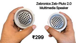 Zebronics ZebPluto USB Speaker Unboxing and Review  Sound Test  Multimedia Speaker 🔊 [upl. by Axel]