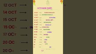 October Festivals 2024  Festival List 2024  Hindu Festivals October 2024  Hindu Calendar App [upl. by Yeltnarb431]