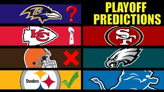 NFL Playoff Predictions 20232024 [upl. by Niuq]