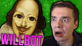 TALKING TO WILLIAM SHAKESPEARE BOT Cleverbot Will  Existor Willbot Funny Moments [upl. by Harned59]