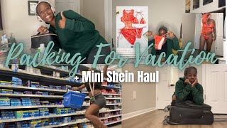 Packing For Vacation  Mini Shein Haul [upl. by Darrey]