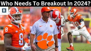 5 Most Important Breakout Players For The Clemson Tigers  Clemson Football 2024 [upl. by Phillipe359]