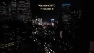 Room View from NYC Hotel october2024 travel newyorkcity hilton [upl. by Taddeo]