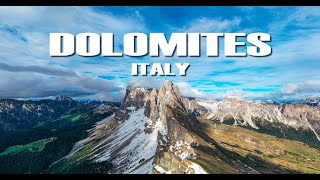 Dolomites Italy  Cinematic Drone video [upl. by Naeruat]