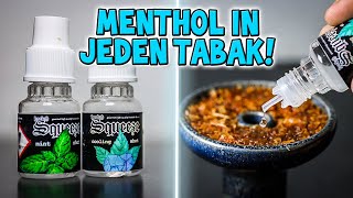 MENTHOL IN JEDEN SHISHA TABAK  Hookah Squeeze Shots [upl. by Etteneg]