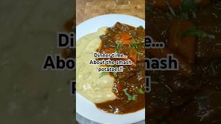 Story time About my stew beef and garlic mashed potatoes fyp cooking food [upl. by Arateehc153]