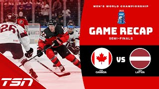 IIHF World Hockey Championship Canada vs Latvia [upl. by Rossie]