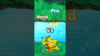 PVZ Fusion Starfish Swordplay  Noob vs Pro vs God Zombie pvz plantsvszombies shorts [upl. by Eeniffar]