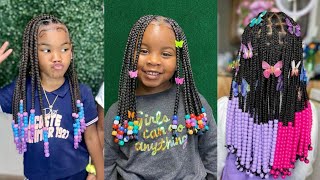 2022 Amazing Braid Hairstyles For Kids Compilation  💕 Cute Braids Hairstyles For Kids [upl. by Scheer682]