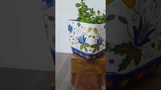 Decoupage Planter DIY  How to make DIY planter using Decoupage Art diy planter decoupage [upl. by Alilad]