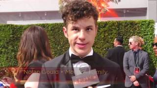 Nolan Gould on working with quotModern Familysquot ensemble cast  2016 Primetime Emmys [upl. by Nnayhs]