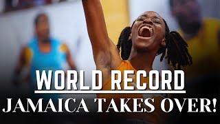 400m Indoor World Record Destroyed  Jamaicans Clock Impressive Wins [upl. by Akinajnat]