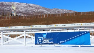 2022 NCAA Cross Country Skiing Championship at Soldier Hollow UT [upl. by Welcome]