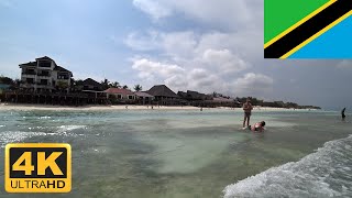 Nungwi Beach Low Tide Zanzibar [upl. by Tanney]