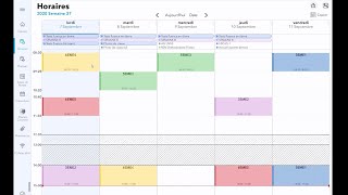 iDoceo  PARTIE 12  Horaires Planner Timeline et Calendrier [upl. by Egwin]