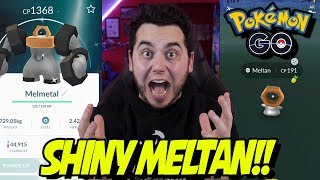 SHINY MELTAN IN POKEMON GO HOW TO GET SHINY MELTAN in POKEMON GO SHINY MELMETAL [upl. by Surtemed]