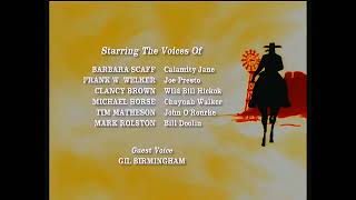 The Legend of Calamity Jane  Ending Credits 1997 Upscale [upl. by Rafaela]