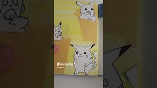 Pokemon Pikachu Scrapbook anime journal with me ideas husbando pokemon pikachu artist artwork [upl. by Oicnanev]