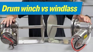 Drum Winch vs Windlass – Which Is Best for Recreational Boaters [upl. by Pudendas]