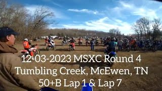 MSXC ROUND 4 Tumbling Creek McEwen TN 12032023 Masters B Lap 1 and Lap 7 [upl. by Nikki]