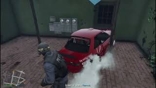 Trolling Sessantas kid drive car in the drivers seat and drives like a drunk idiot GTA Online [upl. by Ronoel]