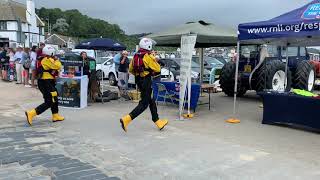 Lyme Regis Lifeboat Launches [upl. by Garret50]