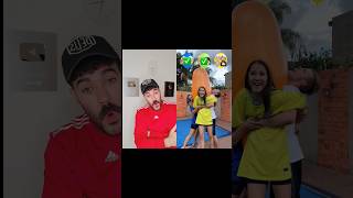 تحدي البالون واووو 🎈😂🤣 funny fypシ duet comedy explore [upl. by Blood435]