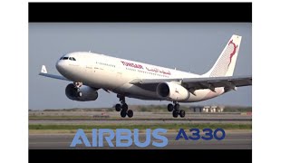 Tunisair Airbus A330 smart landing in Nice [upl. by Winser773]