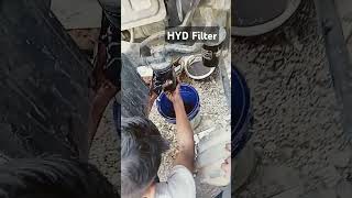 Hydraulic filter change [upl. by Moyra499]