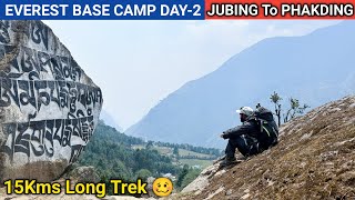 Everest Base Camp Trek  Day2 From Jubing to Phakding  Nomad Nitesh in Nepal [upl. by Gerda]