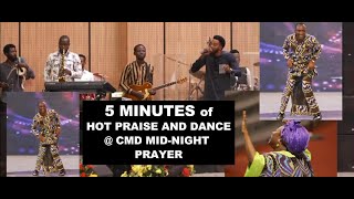 5 minutes of hot praise and dance  Commanding The Day Midnight prayer with Dr Paul Enenche [upl. by Atsyrc657]