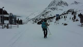 Anterselva dal lago al Passo Stalle inverno 2023 [upl. by Sperry]