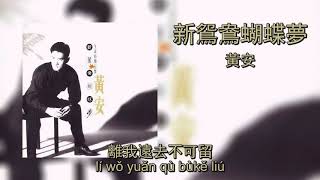 新鴛鴦蝴蝶夢  黃安  Xin Yuan Yang Hu Die Meng  Huang An Lyrics  Pinyin [upl. by Nauqit504]