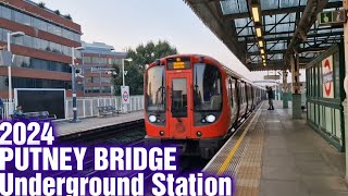 PUTNEY BRIDGE Tube Station 2024 [upl. by Aldin]