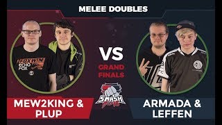 Mew2KingPlup vs ArmadaLeffen  Melee Doubles Grand Finals  Smash Summit 5 [upl. by Aerdnad579]