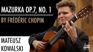 Frederic Chopins quotMazurka Op 7 No1quot performed by Mateusz Kowalski on a 1971 Manuel Contreras [upl. by Aeli]