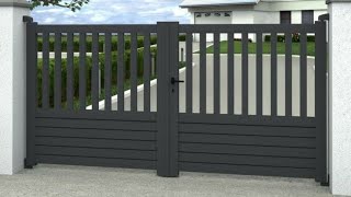 100 METAL FRONT GATE DESIGN FOR YOUR HOME IN 2021 [upl. by Azil109]