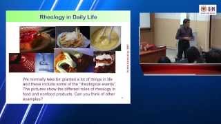 IMK209 Lecture 1 24th September 2012 — Rheological Properties of Food [upl. by Earahs]