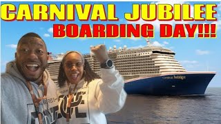 Boarding Carnivals 1 Billion Cruise Ship  The Carnival Jubilee [upl. by Repsag]