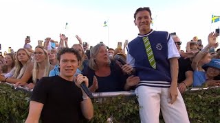 Marcus amp Martinus Waterloo Allsång På Skansen 2024 [upl. by Nnylarej]