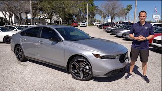 Is the Honda Accord Sport the BETTER new sedan than a 2025 Toyota Camry XSE [upl. by Mccarthy]