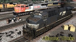 Juniata Locomotive Shops  ES44 Norfolk Southern [upl. by Cirre]