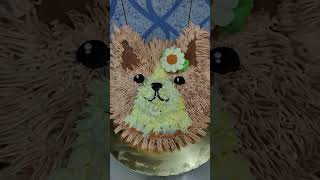 Puppy face quiet cake shorts cakes latest ytshort [upl. by Sew]