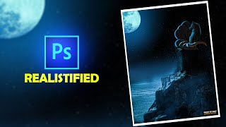 Realistified first Attempt  Pokemon  Nine tales  Photo Manipulation  Photoshop  Speed Art [upl. by Gwenny]